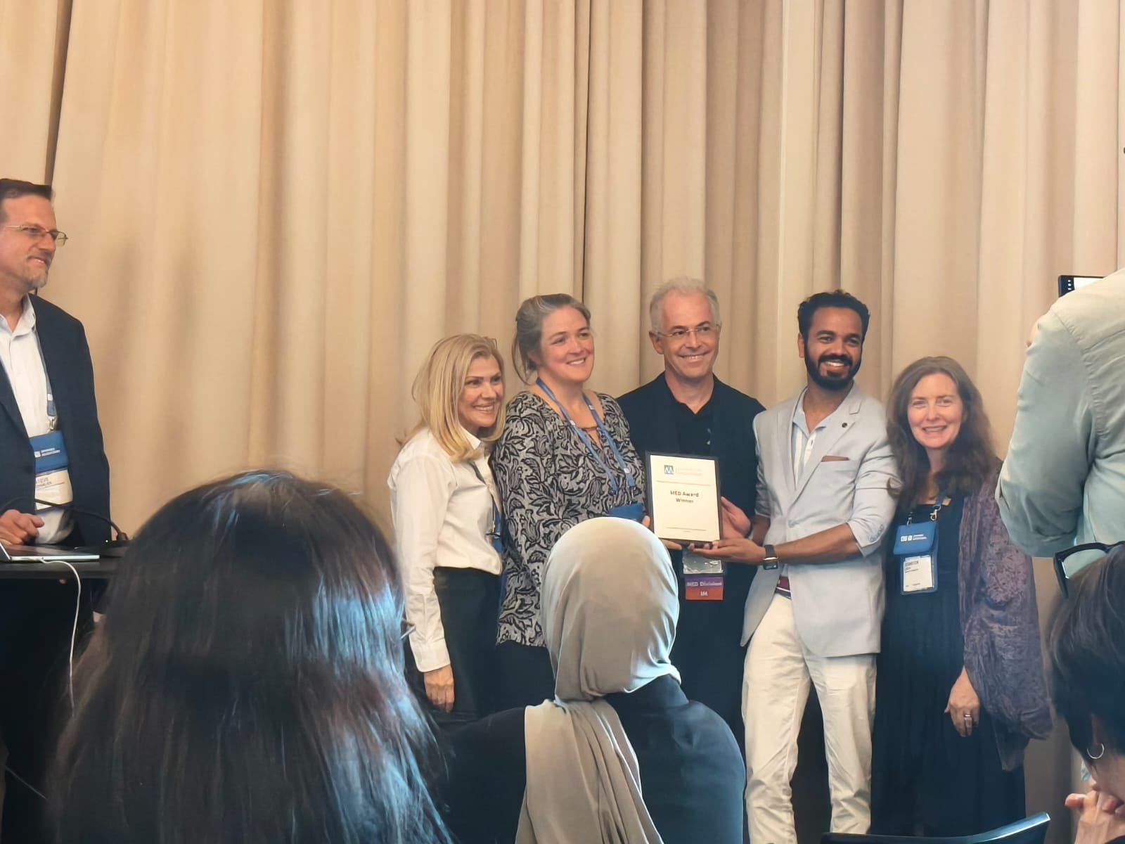 Academy of Management 2025 Best Paper Award moment